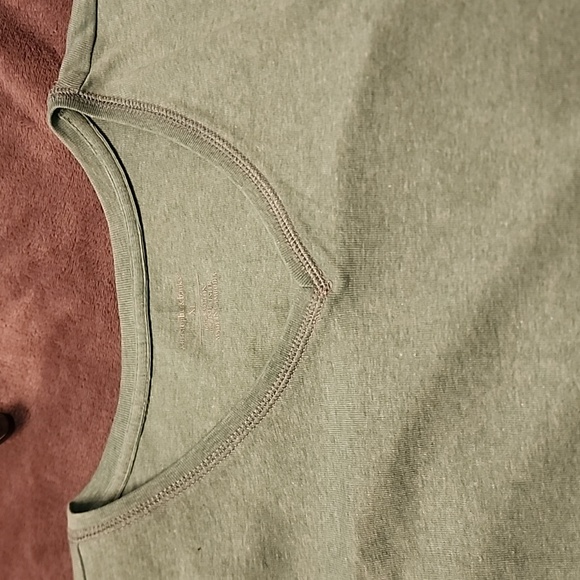 NWT. Christopher & Banks. Short sleeve green/teal top. XL - Picture 5 of 7